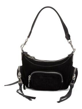 AIMEE Suede Away We Go Mini Convertible Crossbody